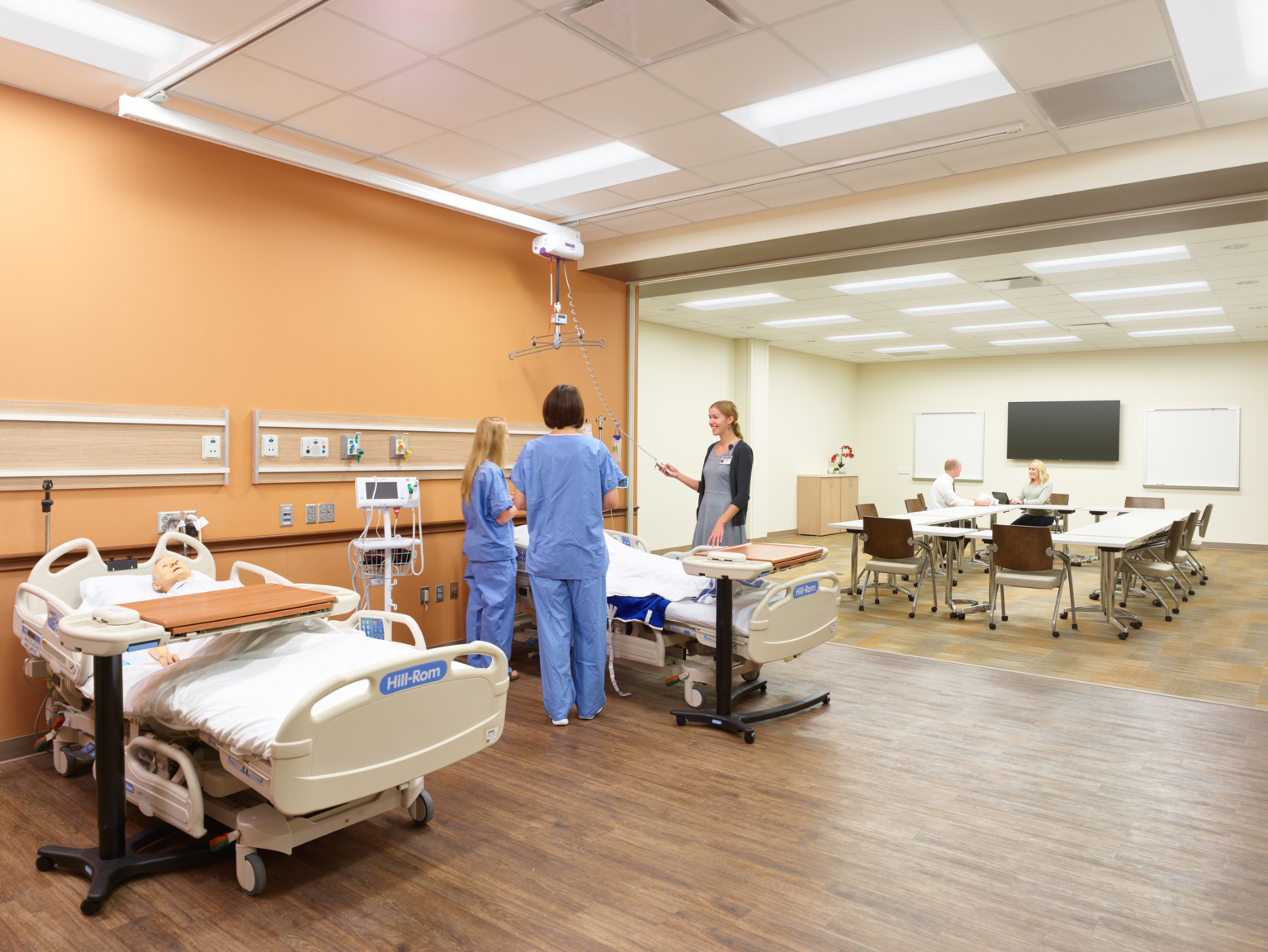 training area at Madonna Rehabilitation Hospital