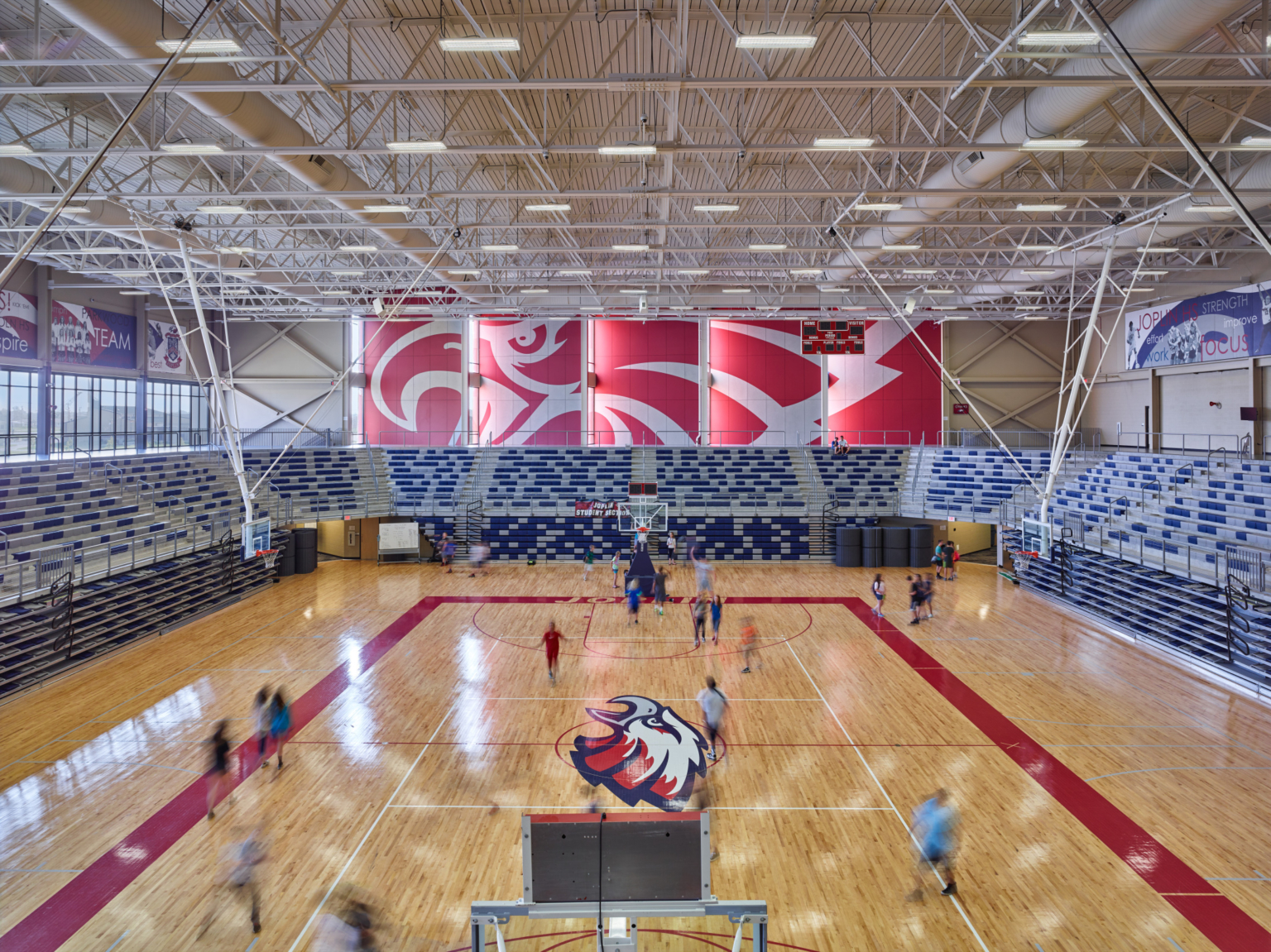 Gym at Joplin High School.