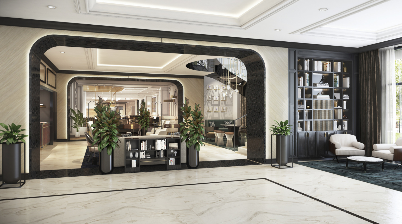 The Vanguard an Autograph Collection Hotel by Marriott lobby