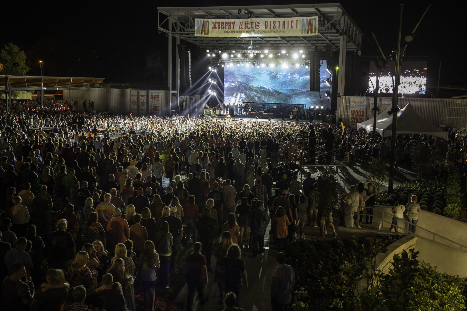 concert at night