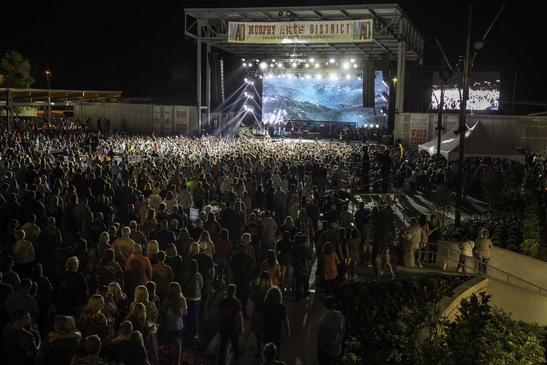 concert at night