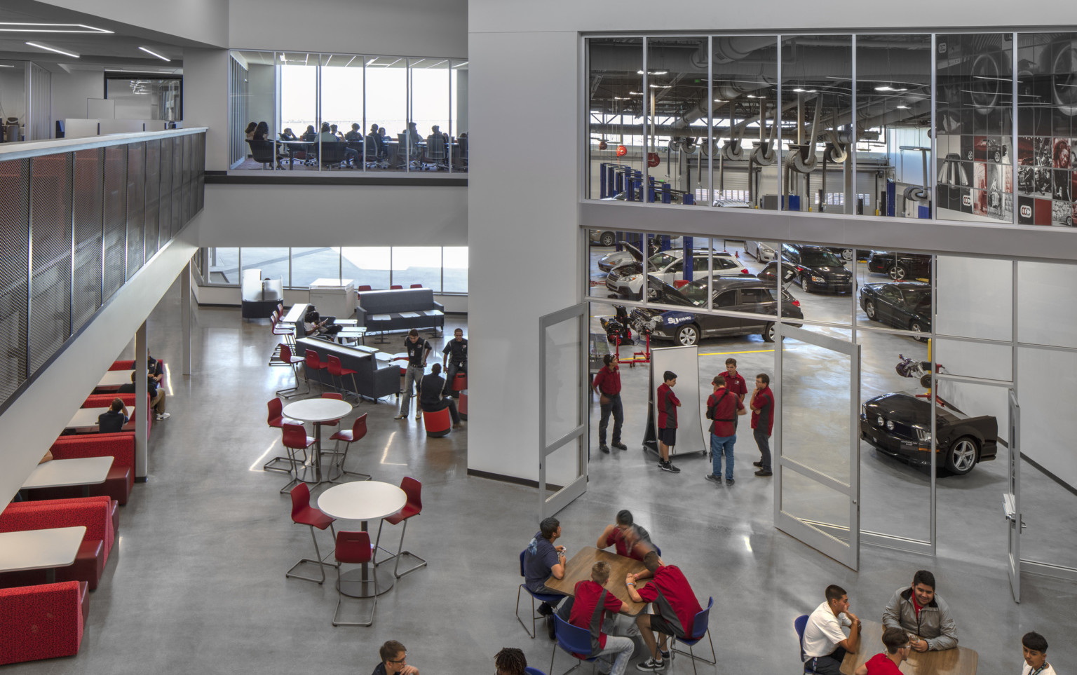 Open space gathering area at Cherry Creek Innovation Campus