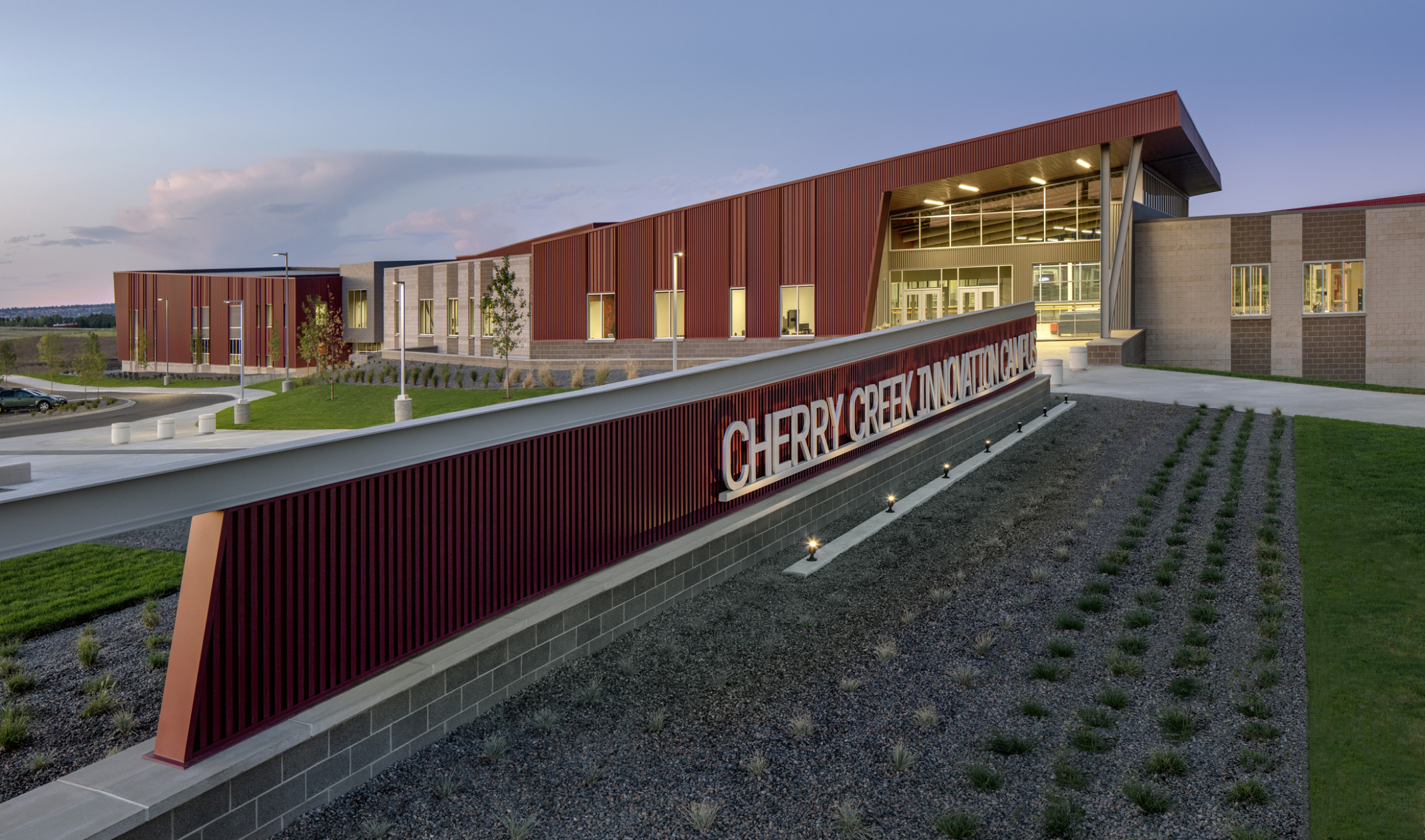 Entrance to Cherry Creek Career and Innovation Academy Entrance to Cherry Creek Career and Innovation Academy
