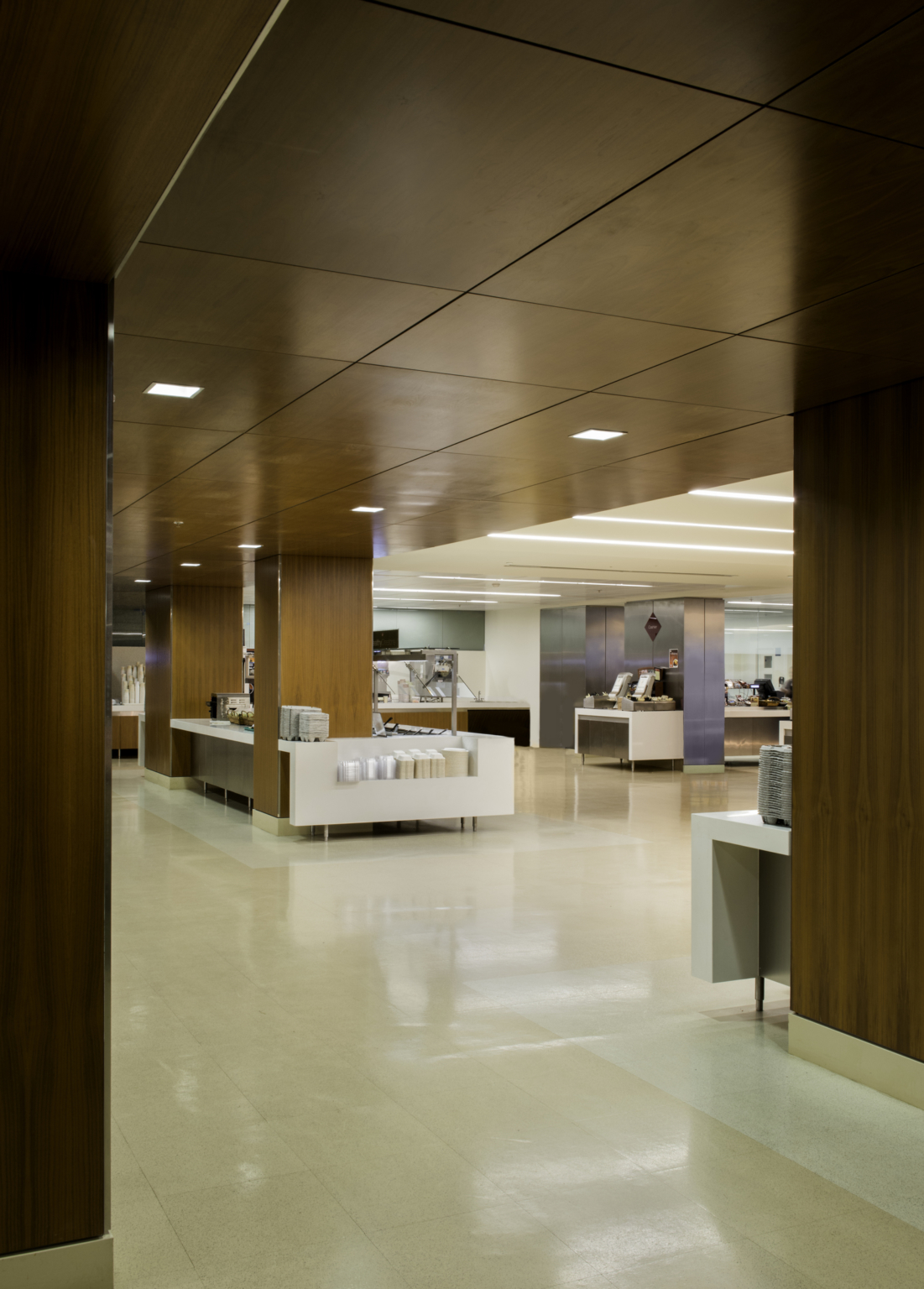 Lobby area at Government Office Building Modernization