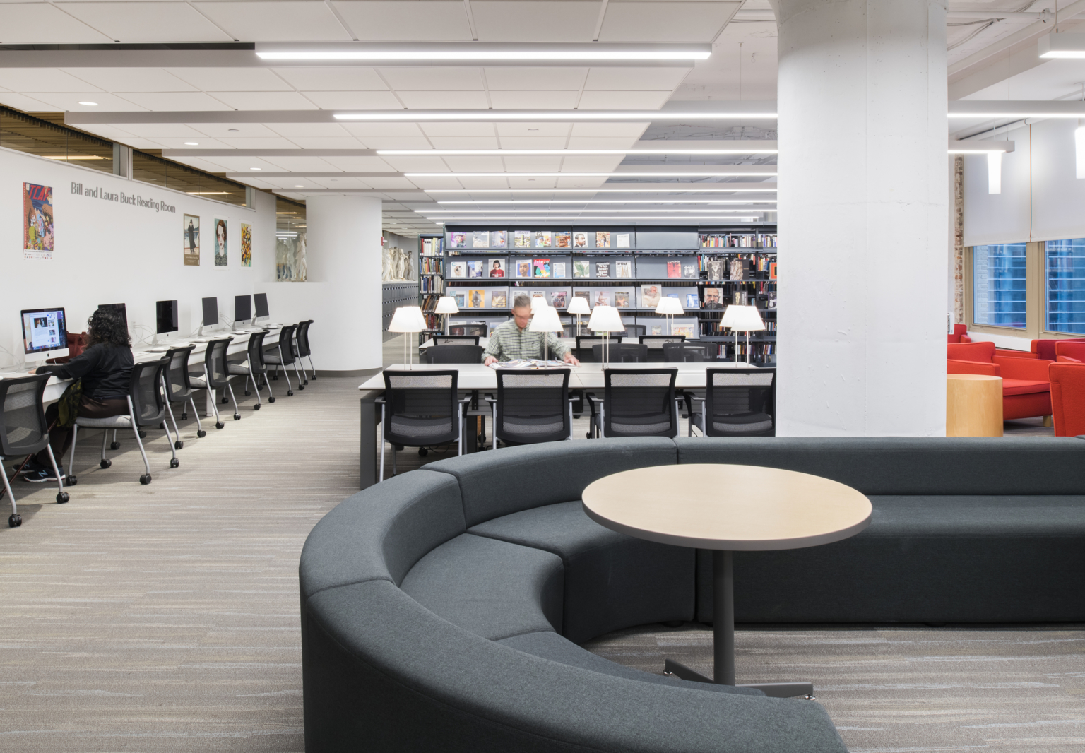 Student library at the Pennsylvania Academy of the Fine Arts.