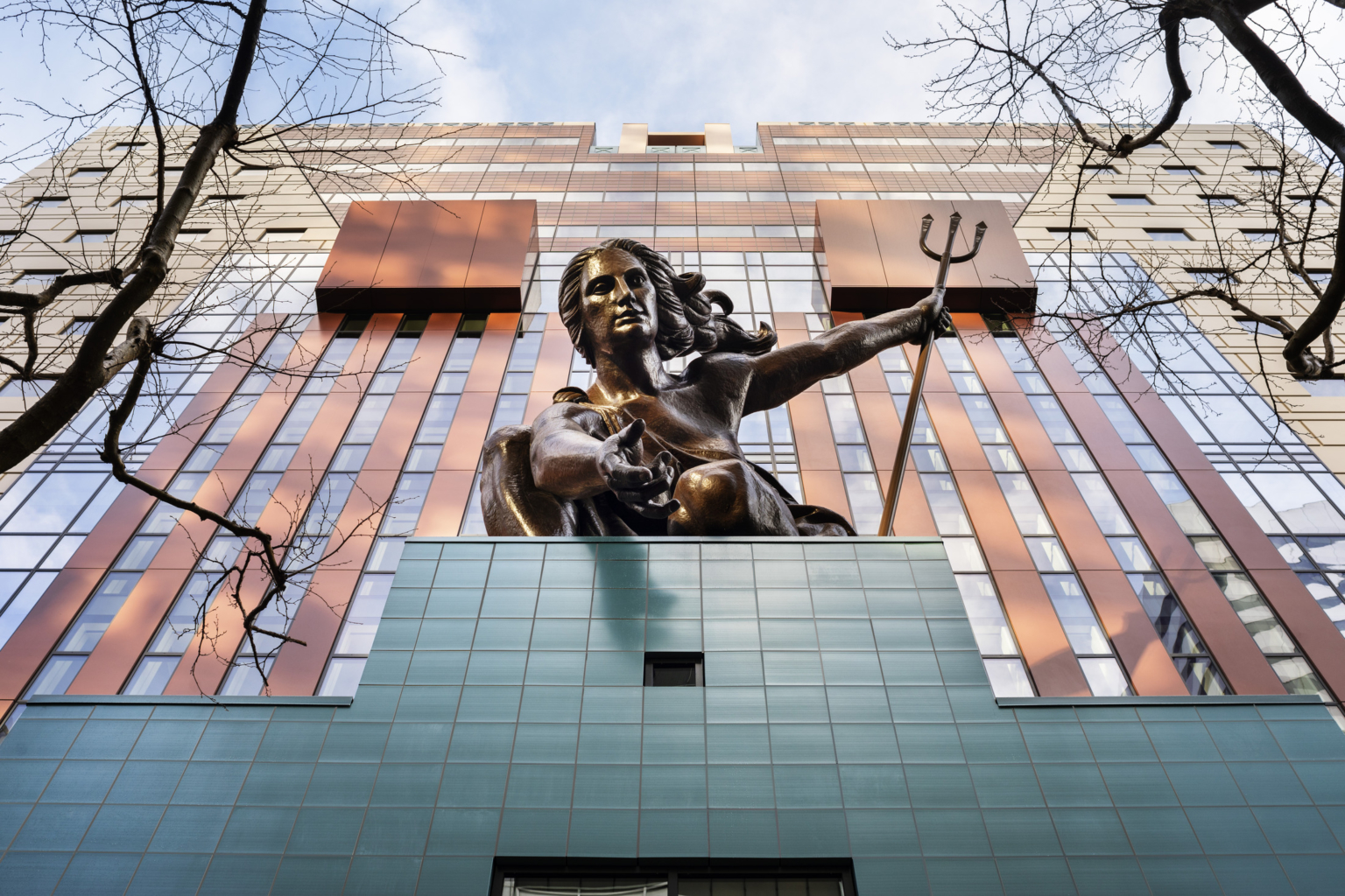 Portlandia sculpture at The Portland Building Portlandia sculpture at The Portland Building