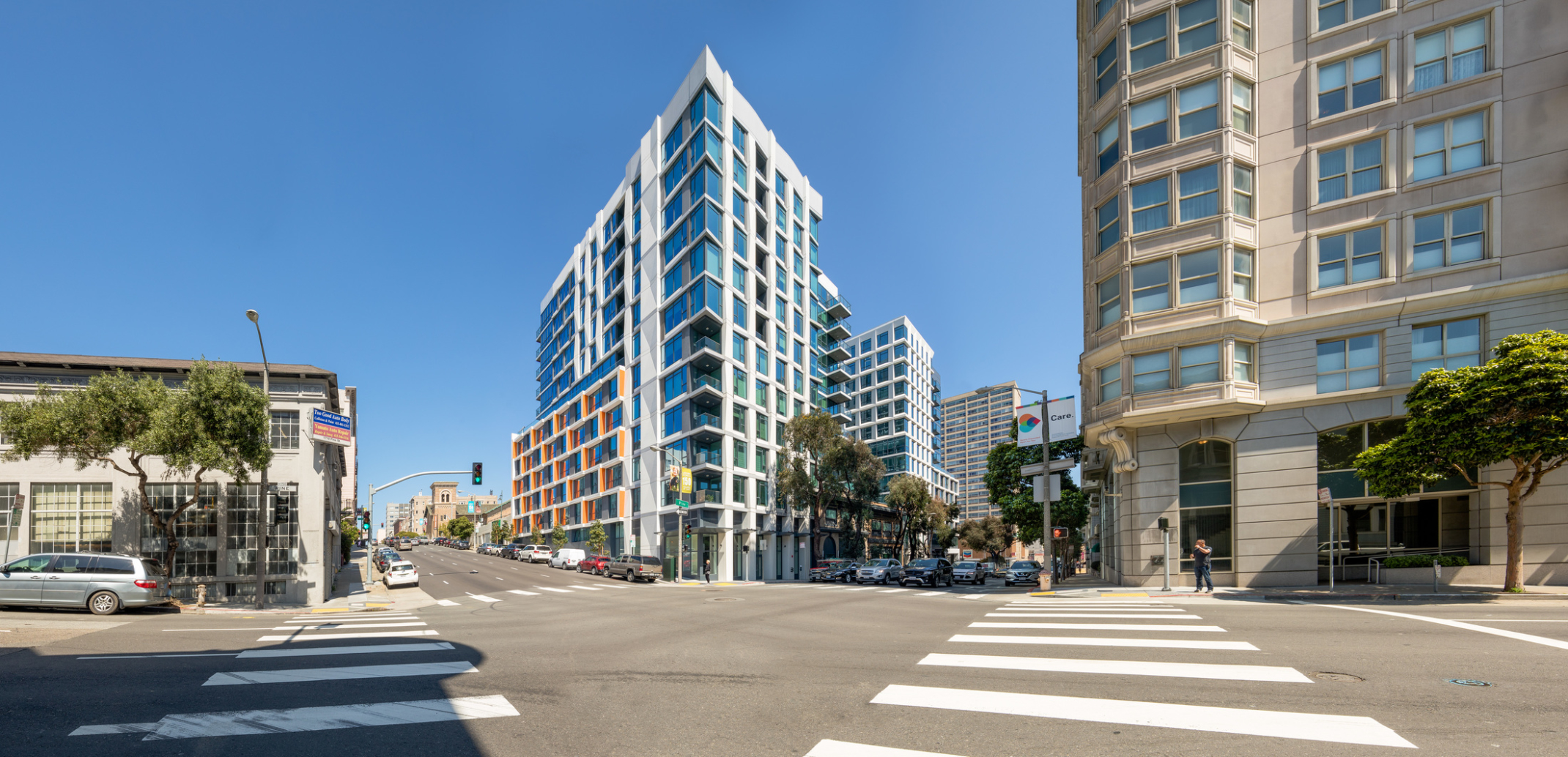View across the street of Oyster Development