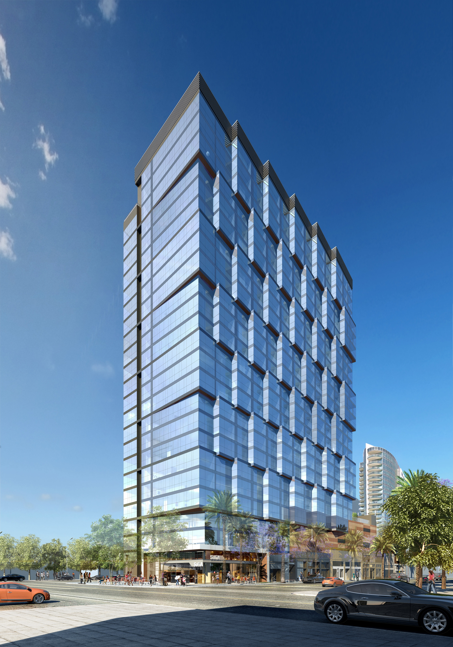 Exterior view of Gateway Tower