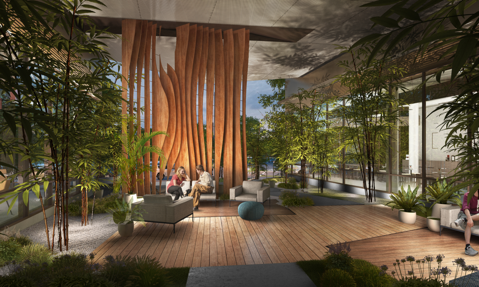 lobby seating at Tetra, Marriott Autograph Collection & AC Hotel Silicon Valley