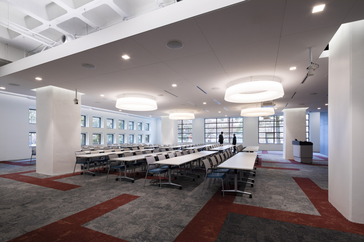 large event room with movable tables and chairs large event room with movable tables and chairs
