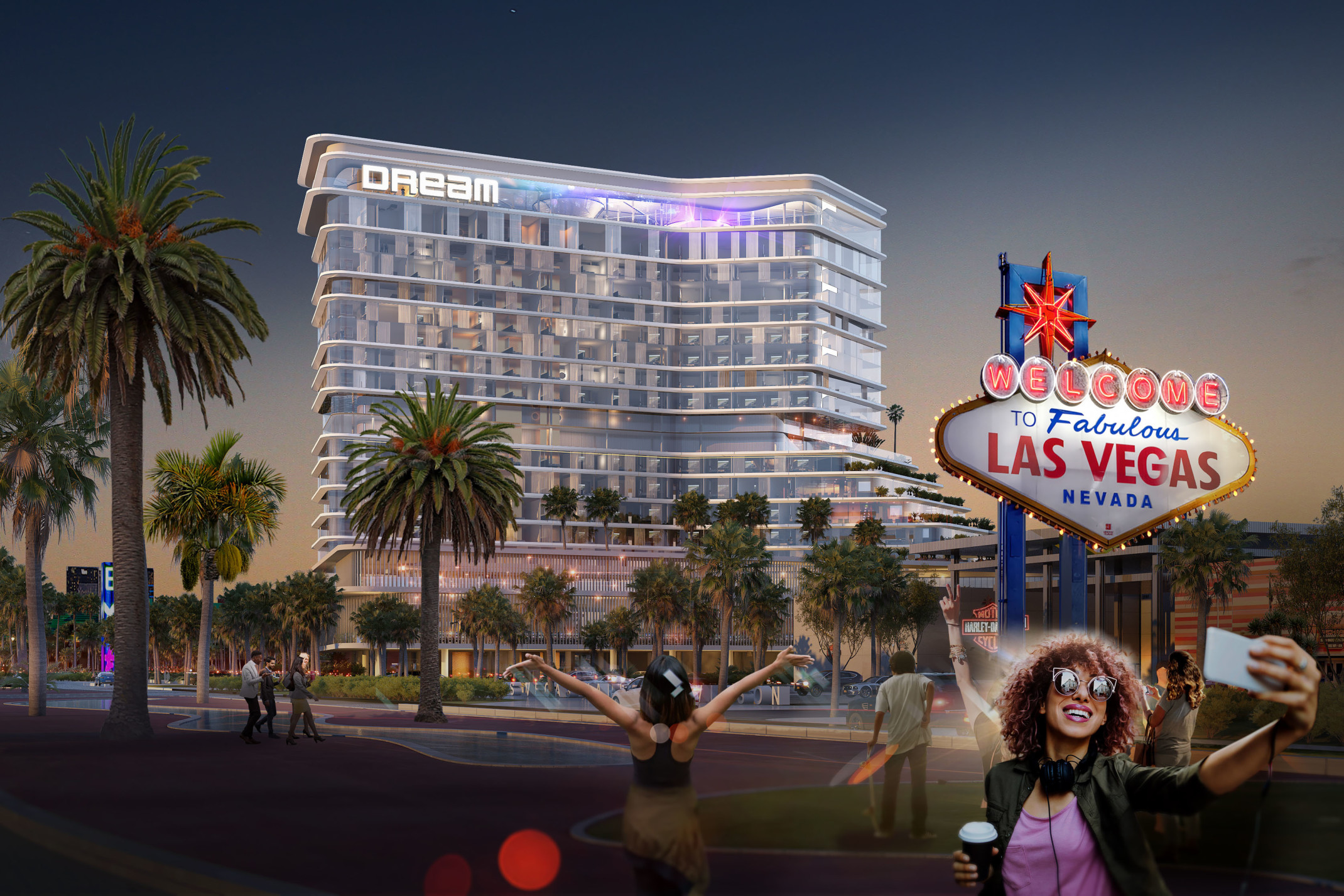 design concept for the dream hotel on the las vegas strip design concept for the dream hotel on the las vegas strip