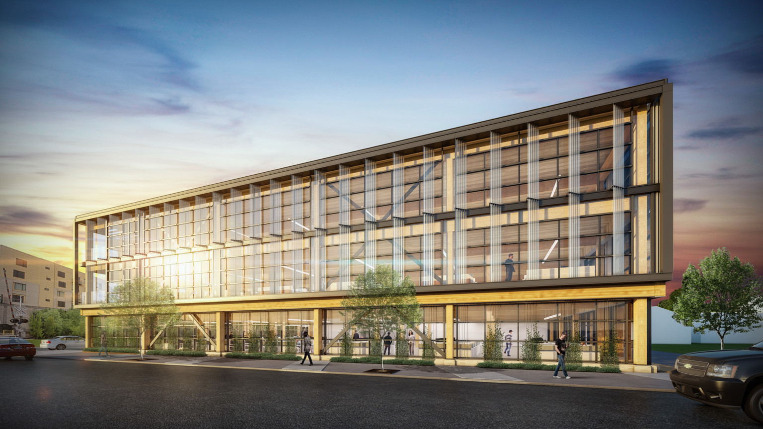 proposed design for mass timber framed class a office building with residential units proposed design for mass timber framed class a office building with residential units